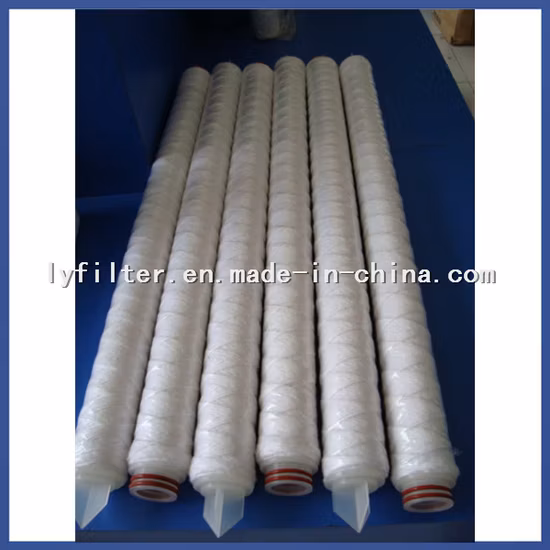 PP-Filterpatrone OEM-Hersteller Polypropylen-Tiefenfilterelement für Batterie-CMP-Schlamm, Lebensmittel und Getränke, Wasser, Weinbrauen, Filter mit gerollter Struktur