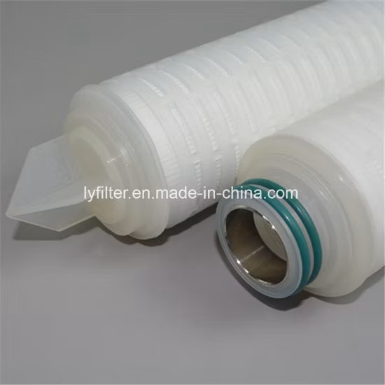 Code 0 3 6 7 8 9 Tiefe und PP-Plissee-Kartuschenfilter aus Polypropylen für 0,2/1/5 Mikrometer